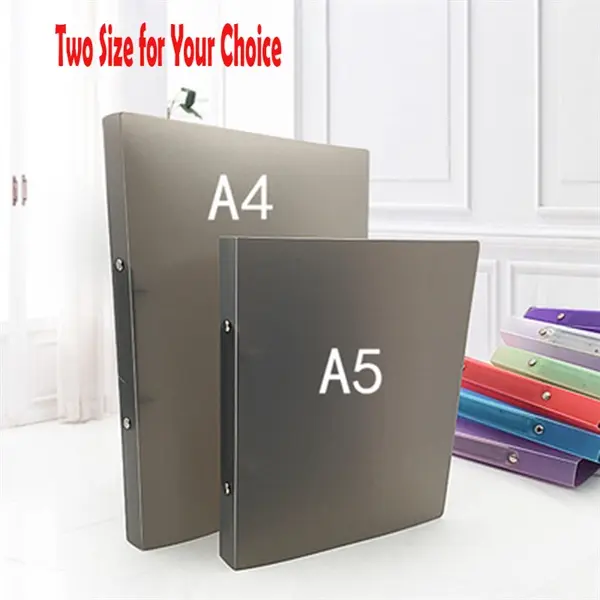 2 Hole A4 Plastic File Folders