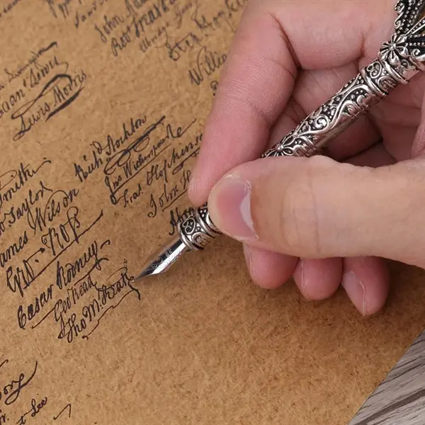 Luxury Calligraphy Feather Dip Pen Gift Box