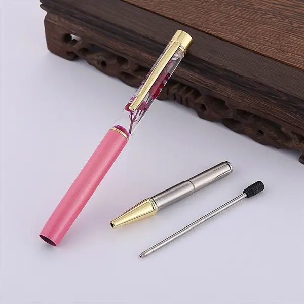 Luxury Flower Metal Ballpoint Pens