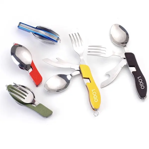 4 in 1 Portable Folding Tableware