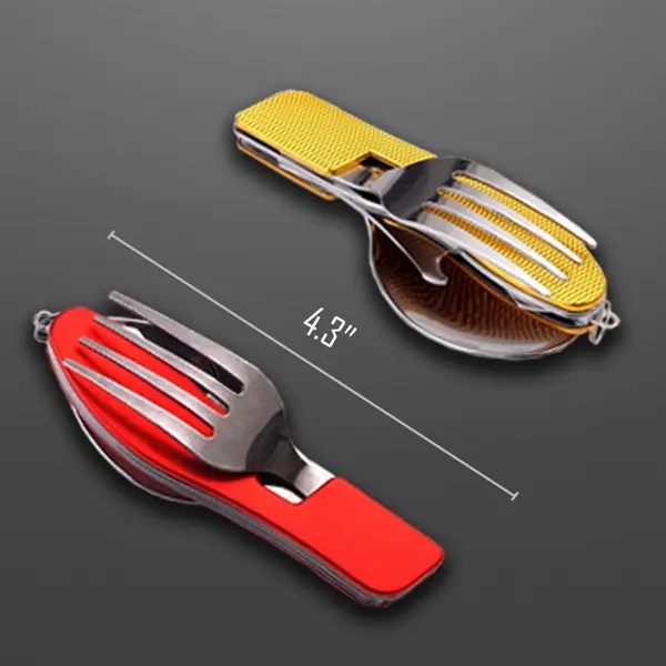 4 in 1 Portable Folding Tableware