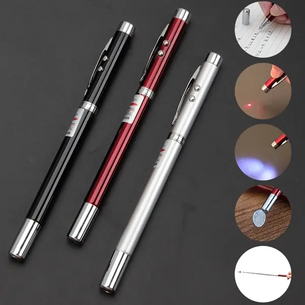 5 in 1 Metal Infrared Telescopic Teaching Ballpoint Pen