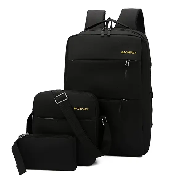 3 Pcs Travel Backpack Bundle