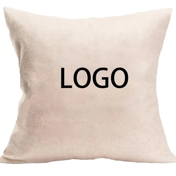 Cotton and linen pillows