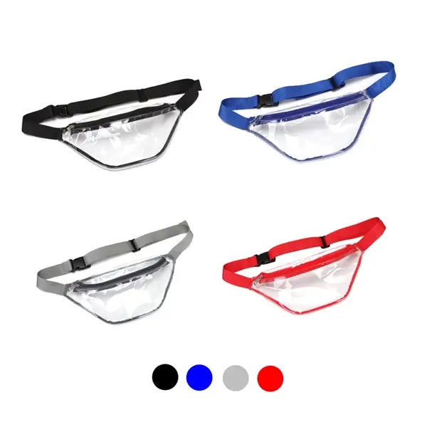 Clear Zipper Fanny Pack