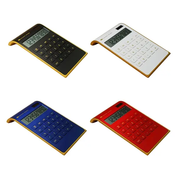 Solar charging dual energy electronic calculator