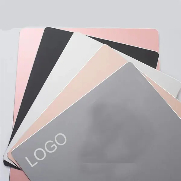 9.8" aluminum mouse pad