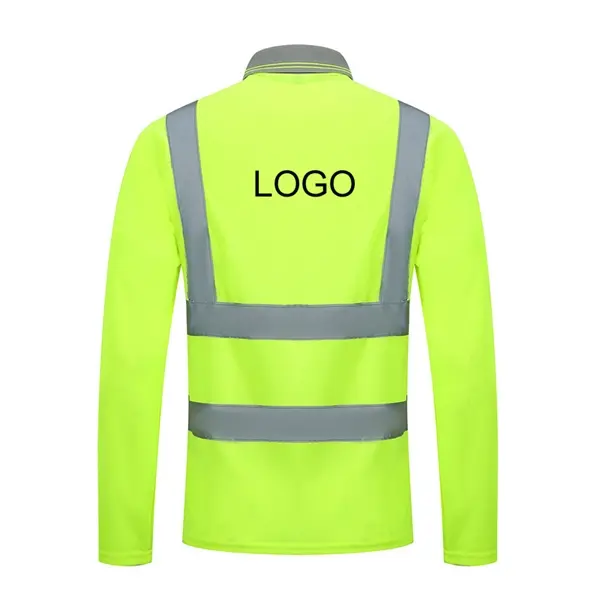 L to XXXL safety reflective long sleeves T-shirt