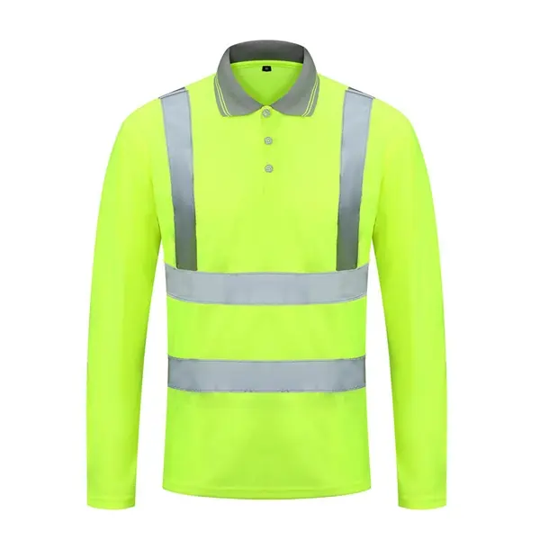 L to XXXL safety reflective long sleeves T-shirt