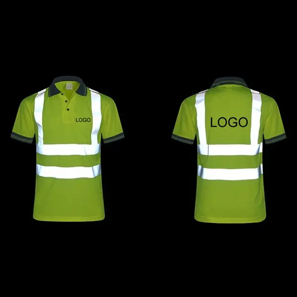 M to XXL safety reflective short sleeves T-shirt
