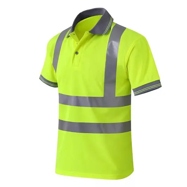 M to XXL safety reflective short sleeves T-shirt