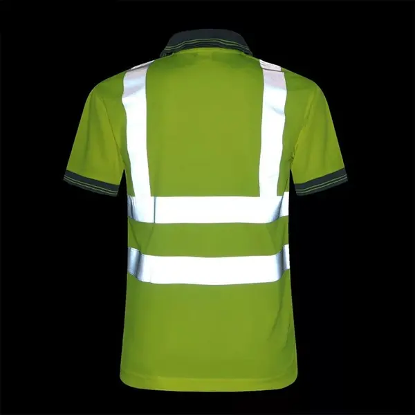 M to XXL safety reflective short sleeves T-shirt