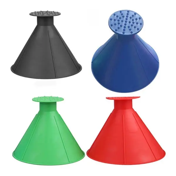 Ice Scraper Round Car Window Windshield Cone