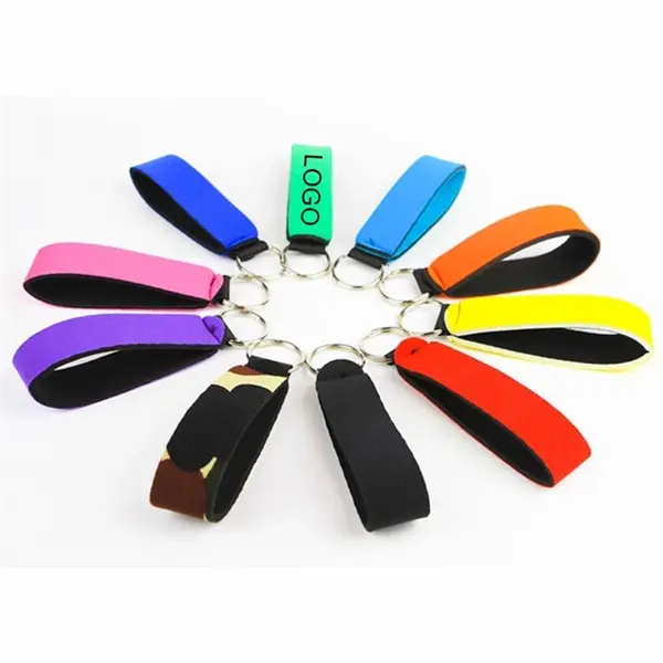 Floating Neoprene Wrist Strap Keychain