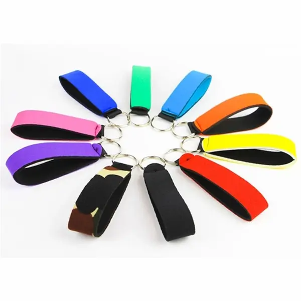 Floating Neoprene Wrist Strap Keychain