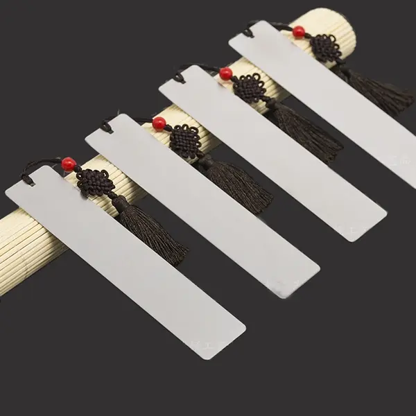5.63" metal rectangle bookmark