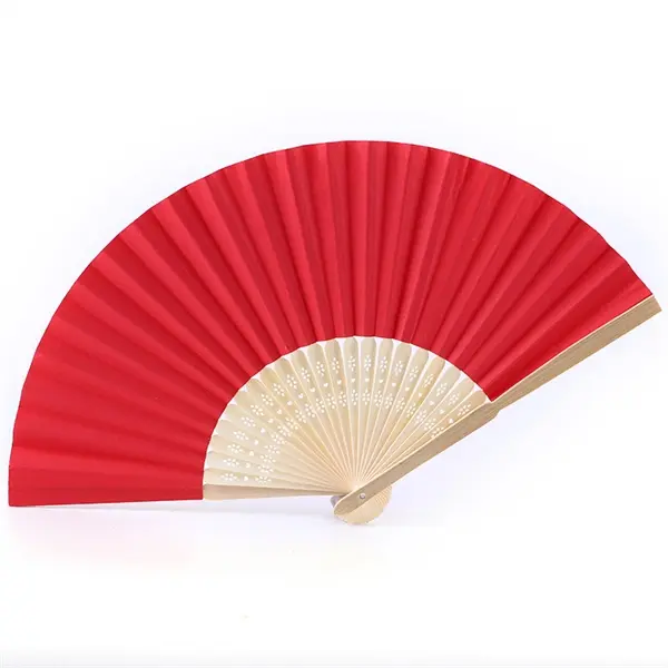 8.3" small folding paper fan