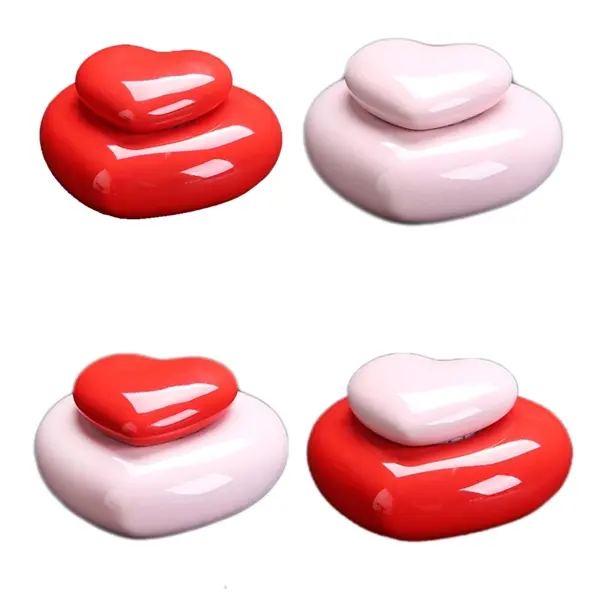 New Heart Shaped Mini Ceramic Small Sealed Jar