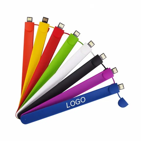 Silicon Slap Bracelet USB Flash Memory Stick