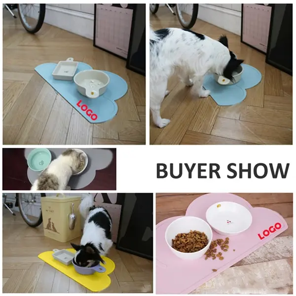 Silicone Pets Placemat Cloud Shape Feeding Mat Pad