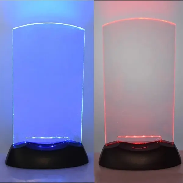 Acrylic LED Table Menu Display Holder