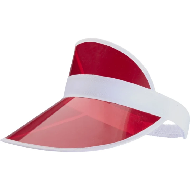 Bright cap with transparent visor
