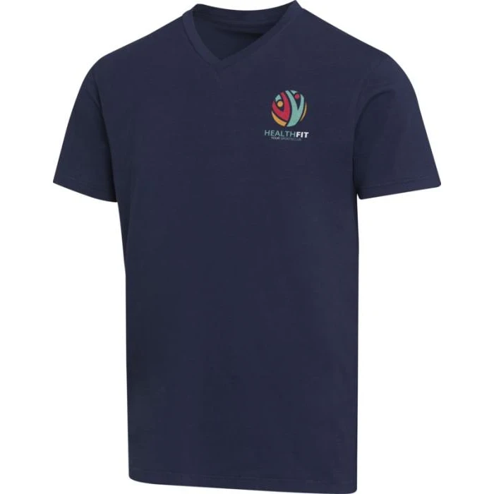 Balfour 200 g/m² short sleeve v-neck unisex OCS organic t-shirt