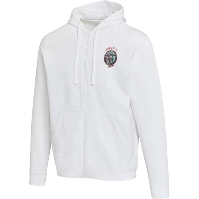 Jasper 280 g/m² OCS organic recycled unisex full zip hoodie