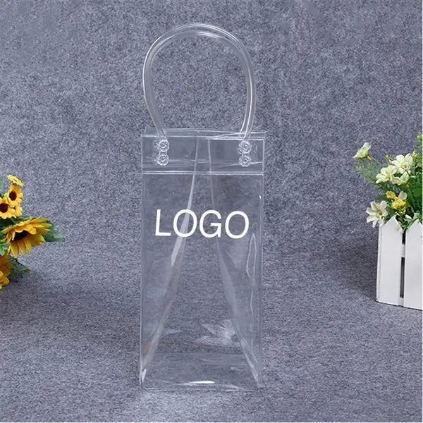 PVC Champagne Wine Ice Pouch Cooler Bag