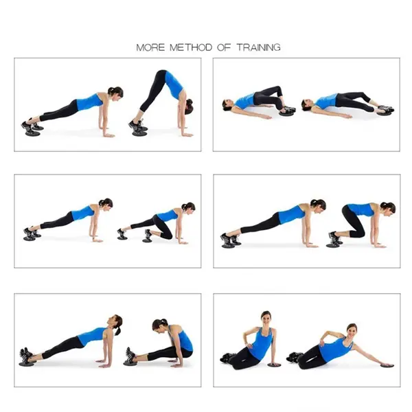 7" ABS training slide balance plate