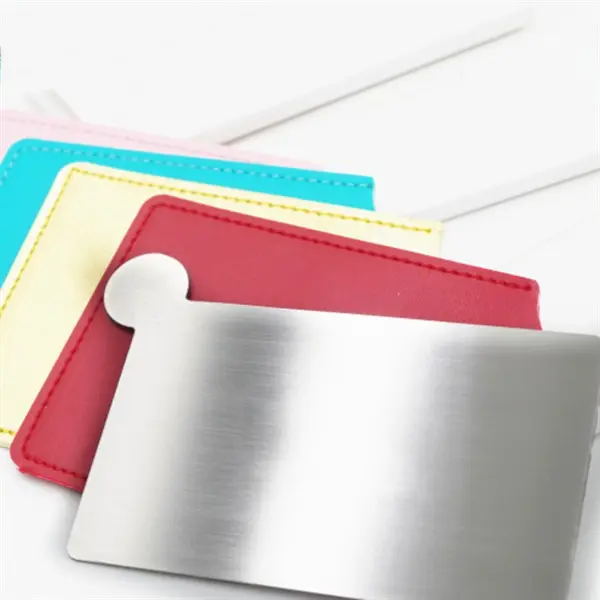 3.54" Stainless steel PU Cover vanity mirror