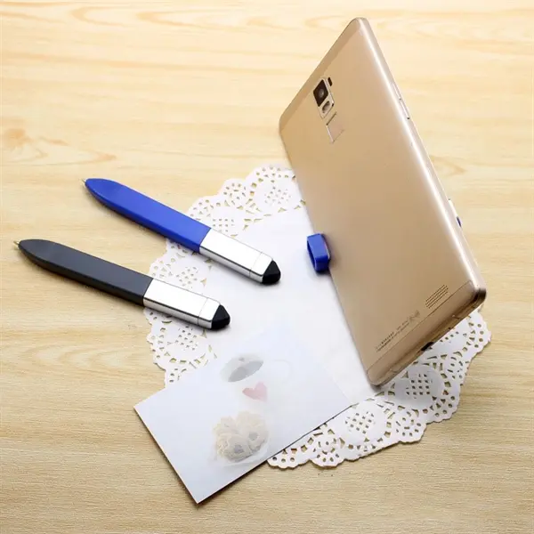 Six Heads Screwdriver Phone Holder Stylus 3 in 1 Ballpen