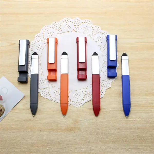 Six Heads Screwdriver Phone Holder Stylus 3 in 1 Ballpen