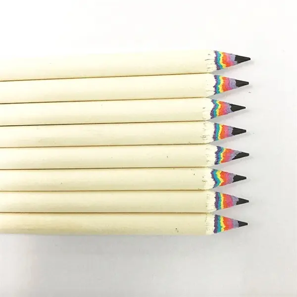 Eco-Friendly Paper Rolled Rainbow Pencil