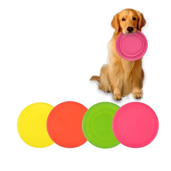 7" Silicone Frequent Pet Flyer - Saucer Flyer