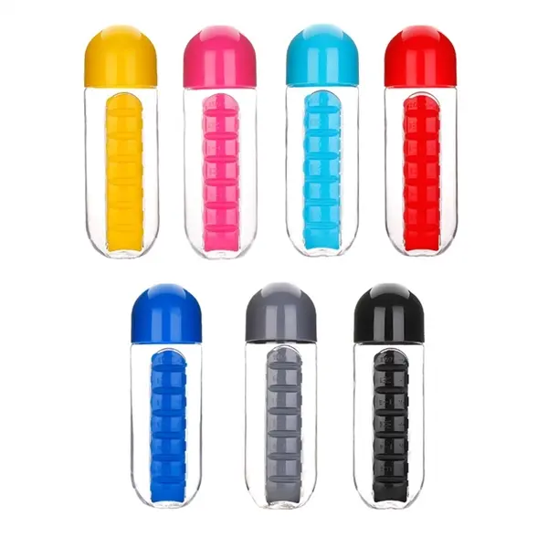 20oz Pill Box Water Bottle
