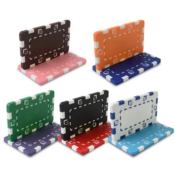 Rectangle Plastic Poker Chips