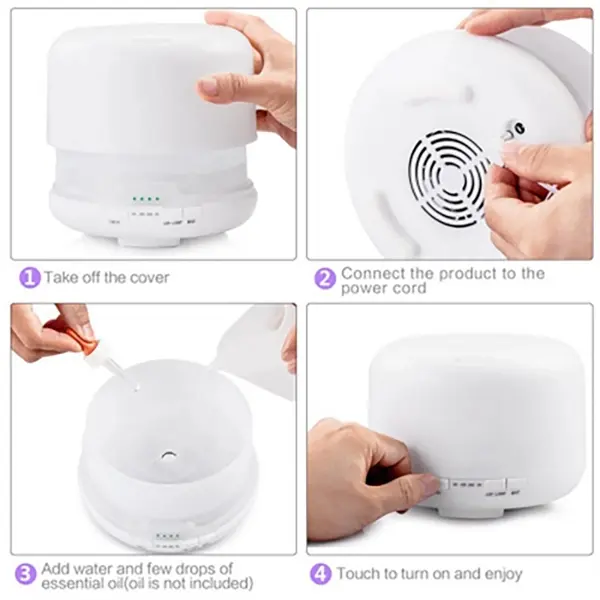 17 oz Ultrasonic Essential Oil Aromatherapy Humidifier