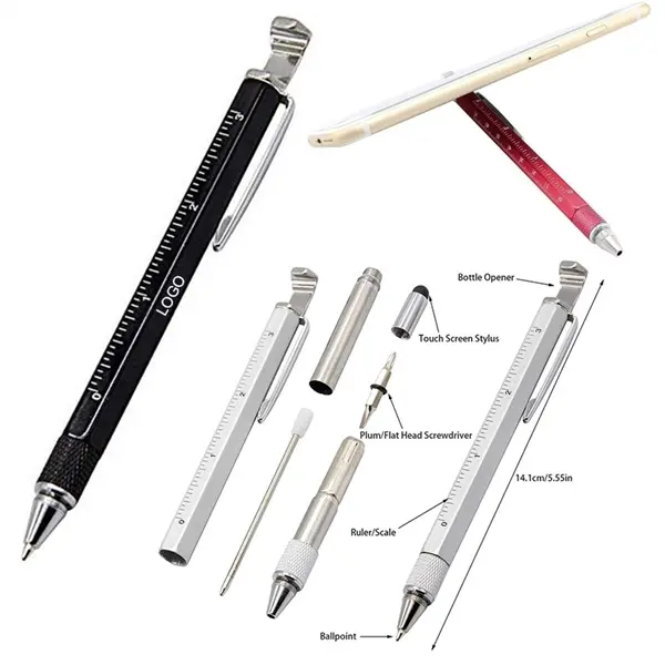 8 In1 Style Pen with Wrench Screwdriver