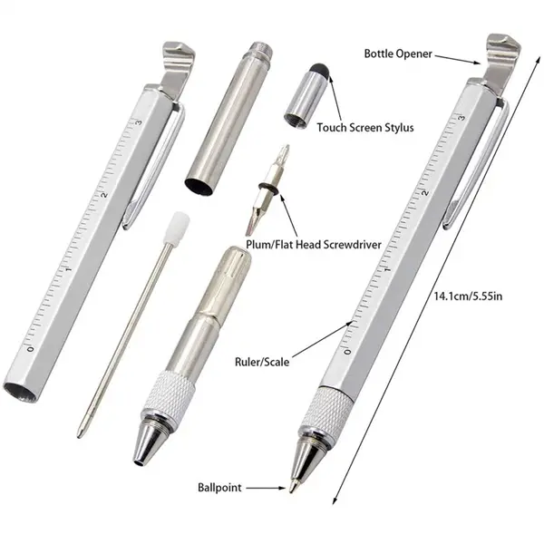 8 In1 Style Pen with Wrench Screwdriver