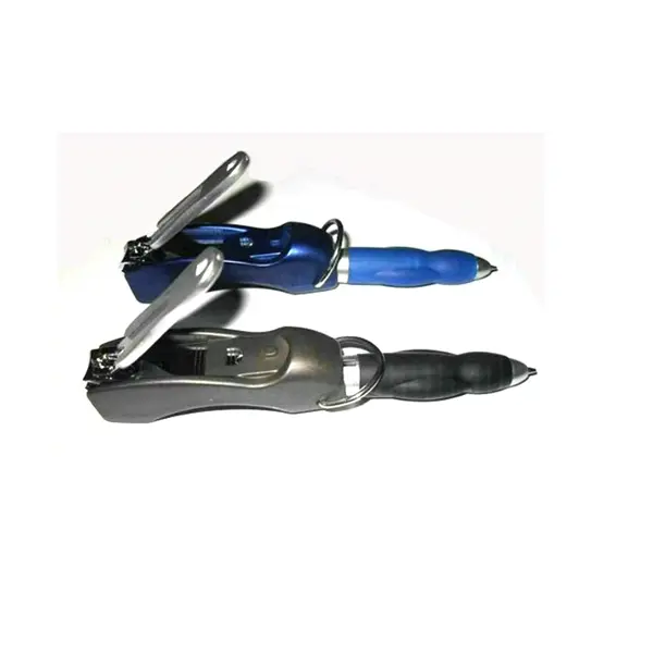 Plastic key chain nail clippers