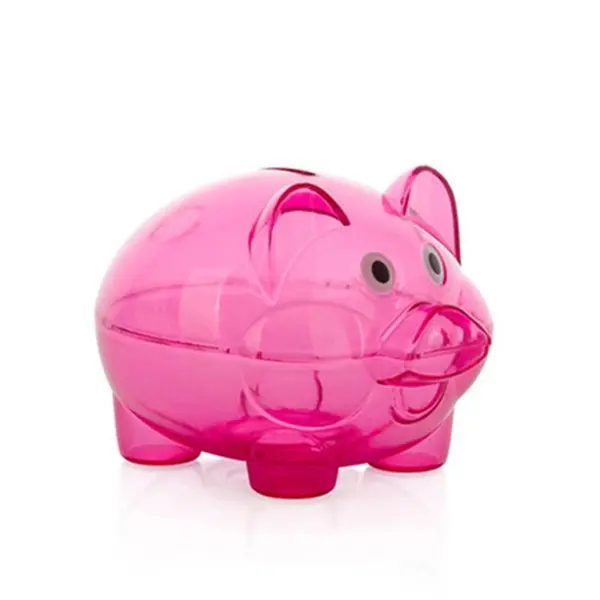 Piggy Coin Bank Translucent Colors