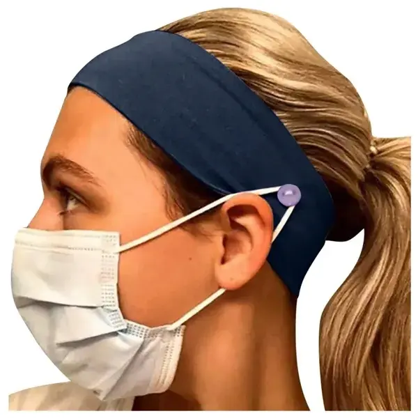 Button Headband Ear Protection Holder