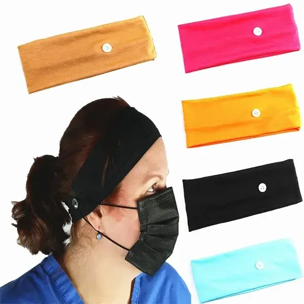 Button Headband Ear Protection Holder