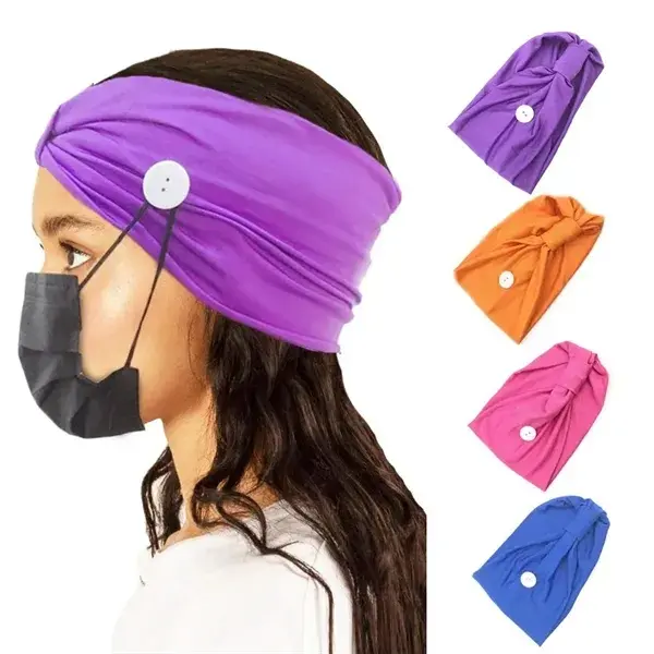 Heandbands with Buttons for Mask Holder