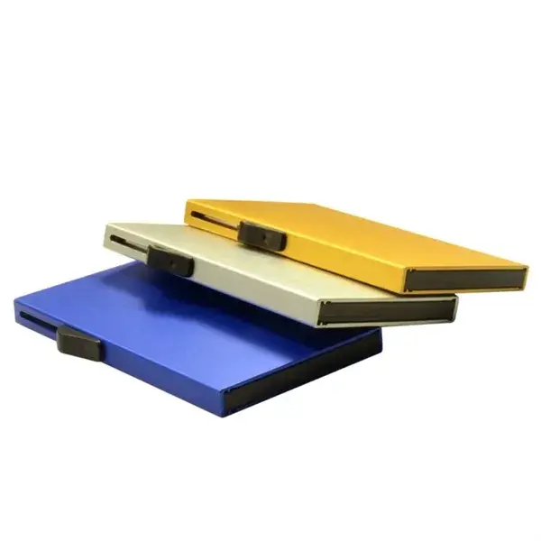 POP-UP Rfid Aluminum 6PCS Card Case Wallet