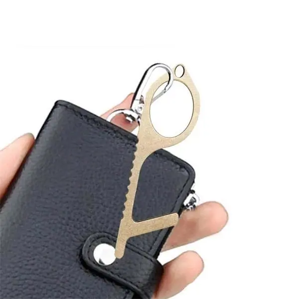 Portable Door Opener Keychain Touchless Elevator Button Tool