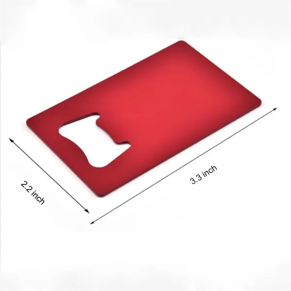 Stainless Steel Credit Card Bottle Opener