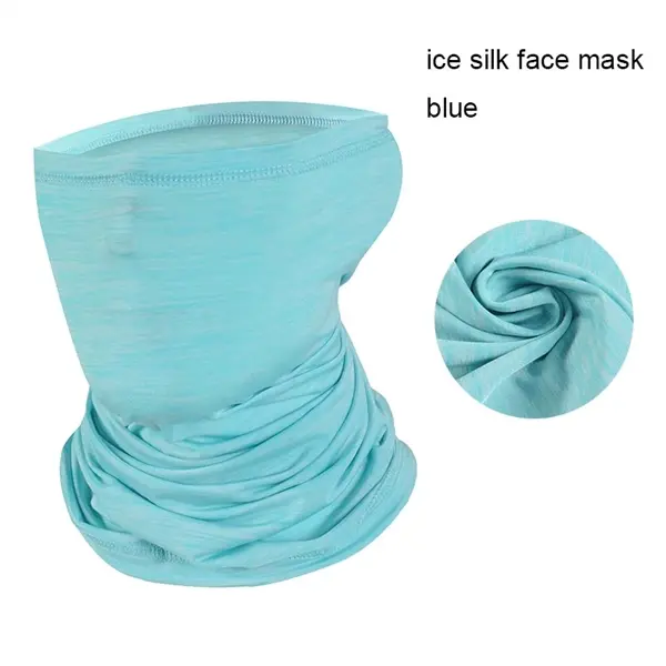 Ice Silk Protective Face Bandana Reusable Safety Mask
