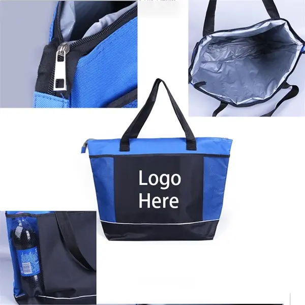 Shopping Cooler Select Zippered Tote Bag